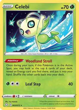Celebi (003/072) - SF  - Rare