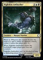 Nightkin Ambusher (PIP-640) - uncommon - Foil