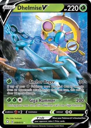 Dhelmise V (009/072) - SF  - Ultra Rare - Holofoil