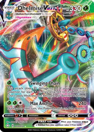 Dhelmise VMAX (010/072) - SF  - Ultra Rare - Holofoil