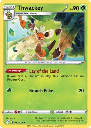 Thwackey (012/072) - SF  - Uncommon - Reverse Holofoil