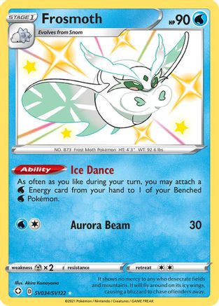 Frosmoth (SV034/SV122) - SFSV  - Shiny Holo Rare - Holofoil
