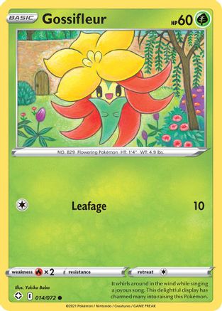Gossifleur (014/072) - SF  - Common - Reverse Holofoil