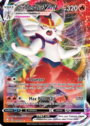 Cinderace VMAX (019/072) - SF  - Ultra Rare - Holofoil