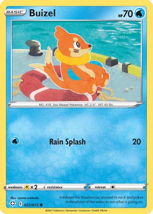 Buizel (022/072) - SF  - Common