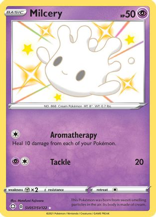 Milcery (SV057/SV122) - SFSV  - Shiny Holo Rare - Holofoil