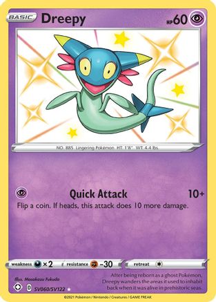 Dreepy (SV060/SV122) - SFSV  - Shiny Holo Rare - Holofoil
