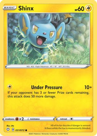 Shinx (031/072) - SF  - Common - Reverse Holofoil