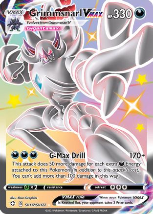 Grimmsnarl VMAX (SV117/SV122) - SFSV  - Shiny Holo Rare - Holofoil