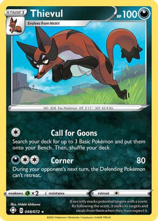 Thievul (048/072) - SF  - Holo Rare - Holofoil