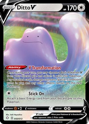 Ditto V (050/072) - SF  - Ultra Rare - Holofoil