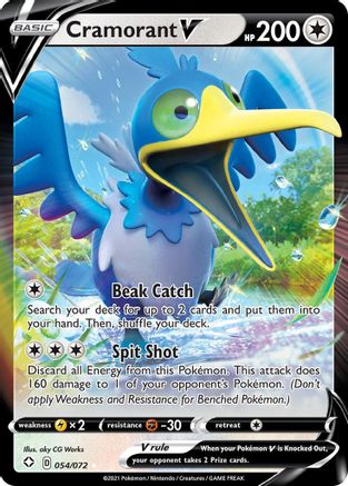 Cramorant V (054/072) - SF  - Ultra Rare - Holofoil