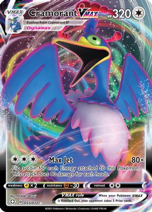 Cramorant VMAX (055/072) - SF  - Ultra Rare - Holofoil