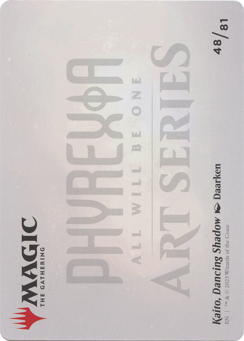 Kaito, Dancing Shadow // Kaito, Dancing Shadow (AONE-048) - common (Borderless) - Foil