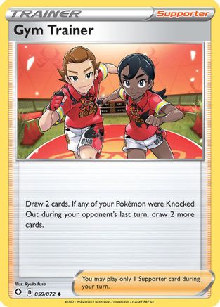 Gym Trainer (059/072) - SF  - Uncommon - Reverse Holofoil