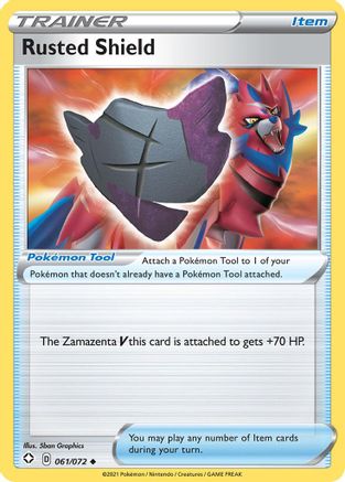Rusted Shield (061/072) - SF  - Uncommon - Reverse Holofoil