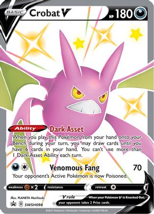 Crobat V (SWSH098) - SSSPC  - Promo - Holofoil