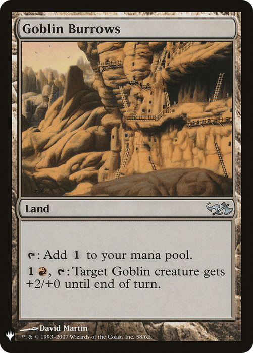 Goblin Burrows (LIST-DD1-58) - uncommon