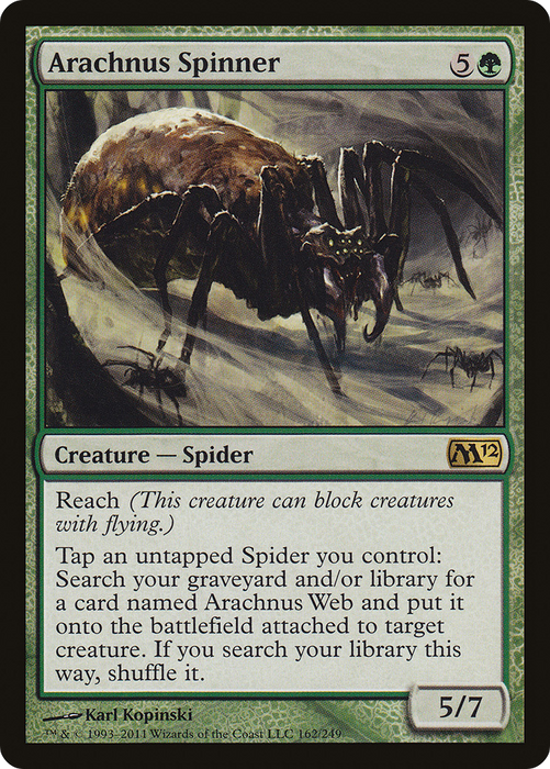 Arachnus Spinner (M12-162) - rare - Foil