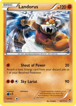 Landorus (058/111) - DE  - Rare
