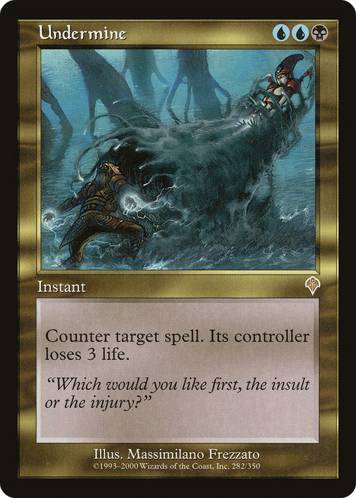 Undermine (INV-282) - rare - Foil