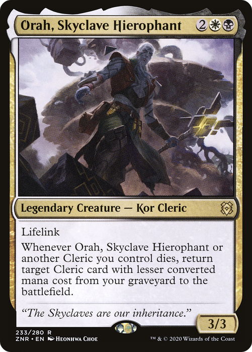 Orah, Skyclave Hierophant (ZNR-233) - rare - Foil