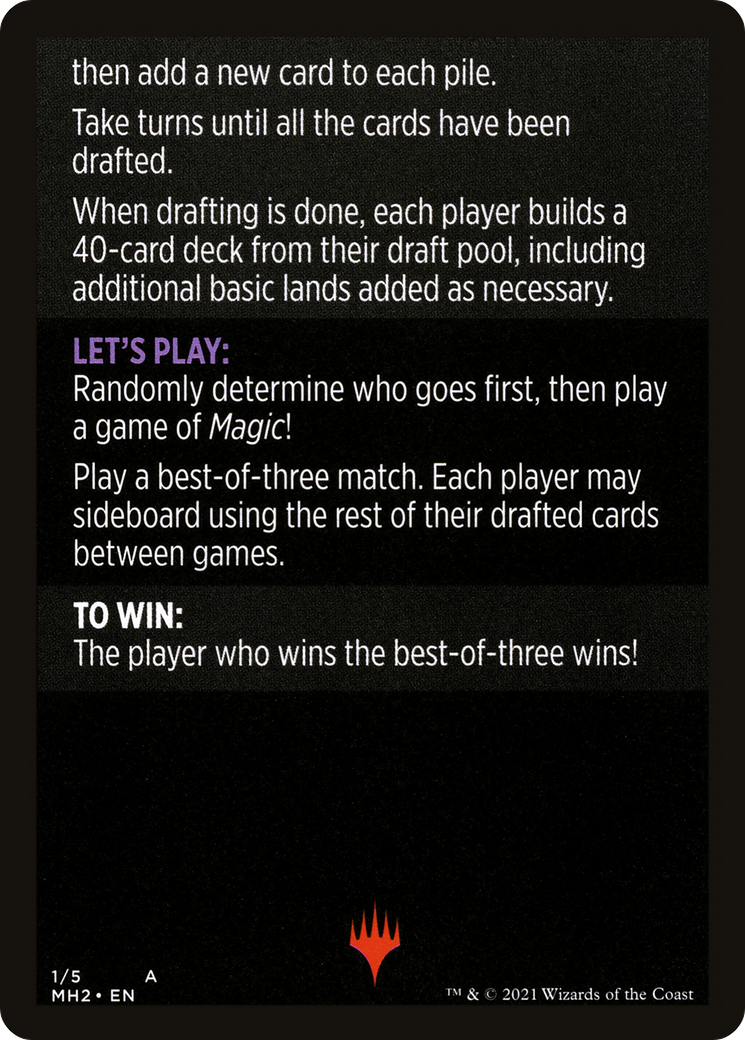 Winchester Draft // Winchester Draft (cont'd) (MMH2-001) - common - Foil