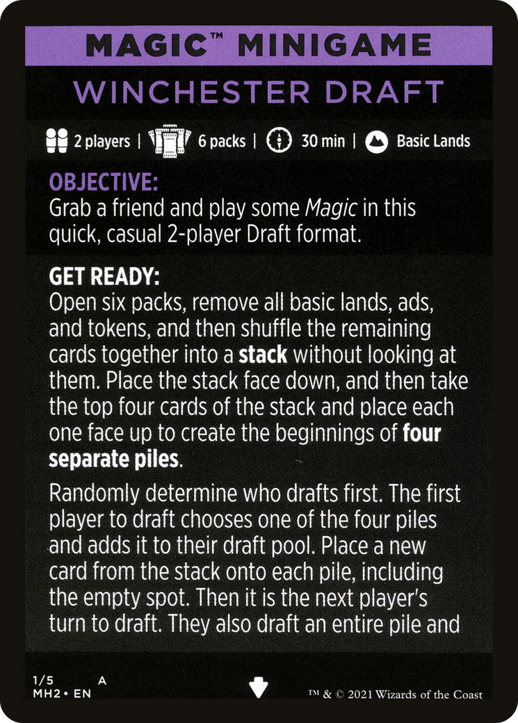 Winchester Draft // Winchester Draft (cont'd) (MMH2-001) - common - Foil