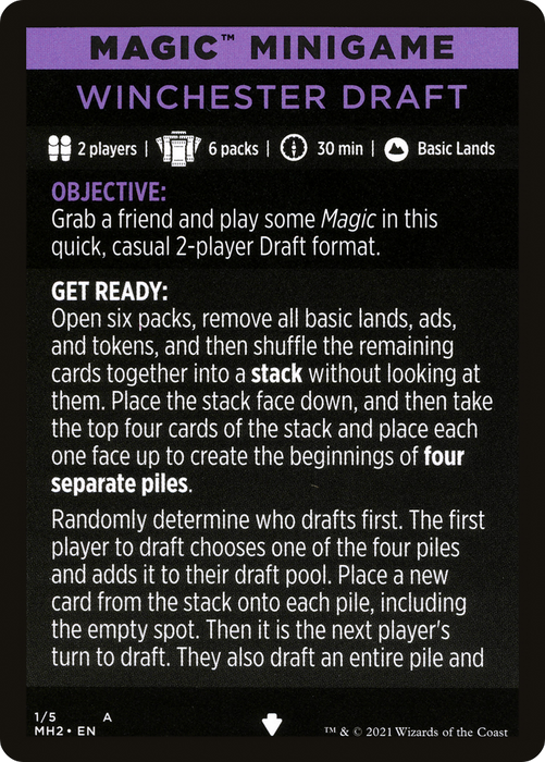 Winchester Draft // Winchester Draft (cont'd) (MMH2-001) - common