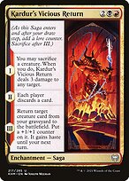 Kardur's Vicious Return (KHM-217) - uncommon