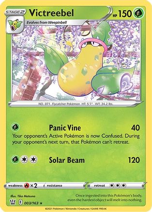 Victreebel (003/163) - SBS  - Rare - Reverse Holofoil