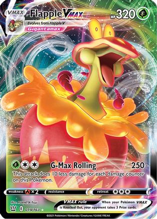 Flapple VMAX (019/163) - SBS  - Ultra Rare - Holofoil