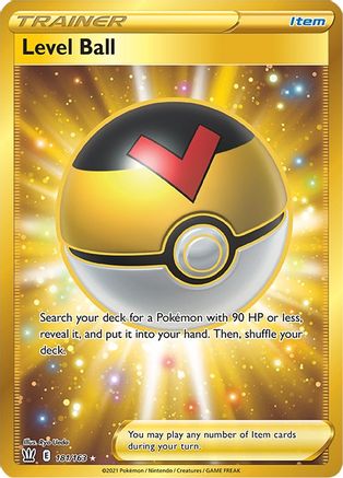 Level Ball (Secret) (181/163) - SBS  - Secret Rare - Holofoil
