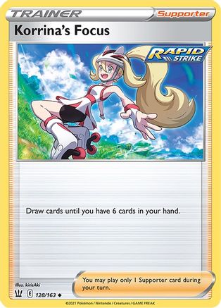 Korrina's Focus (128/163) - SBS  - Uncommon - Reverse Holofoil
