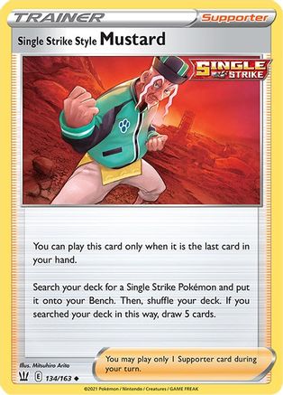Single Strike Style Mustard (134/163) - SBS  - Uncommon