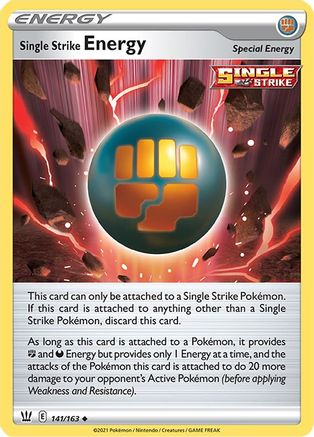 Single Strike Energy (141/163) - SBS  - Uncommon - Reverse Holofoil