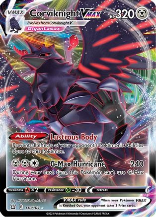 Corviknight VMAX (110/163) - SBS  - Ultra Rare - Holofoil
