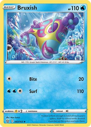 Bruxish (043/163) - SBS  - Uncommon - Reverse Holofoil