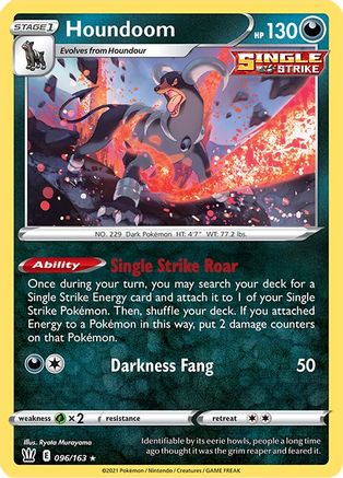 Houndoom (096/163) - SBS  - Holo Rare - Reverse Holofoil