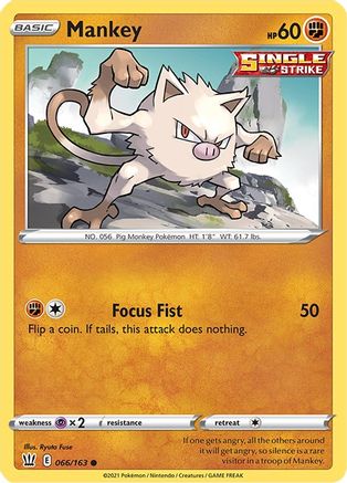 Mankey (066/163) - SBS  - Common