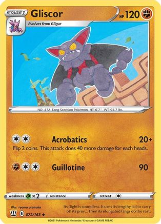 Gliscor (072/163) - SBS  - Uncommon