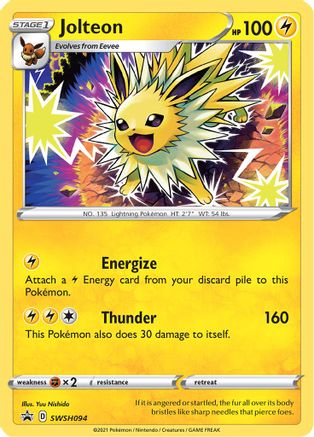 Jolteon (SWSH094) - SSSPC  - Promo - Holofoil