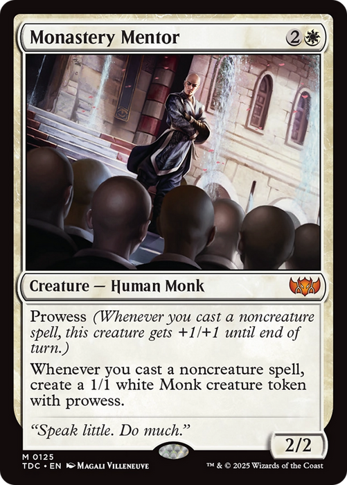 Monastery Mentor (TDC-125) - mythic