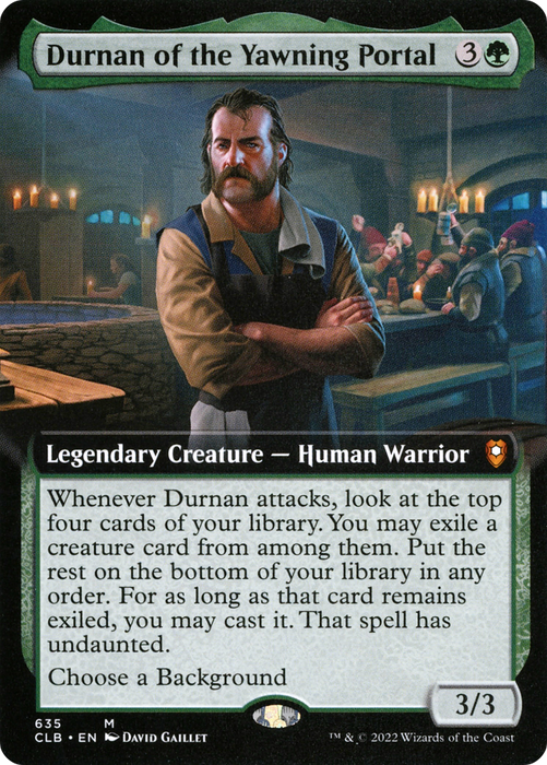 Durnan of the Yawning Portal (CLB-635) - mythic: (Extended Art) - Foil
