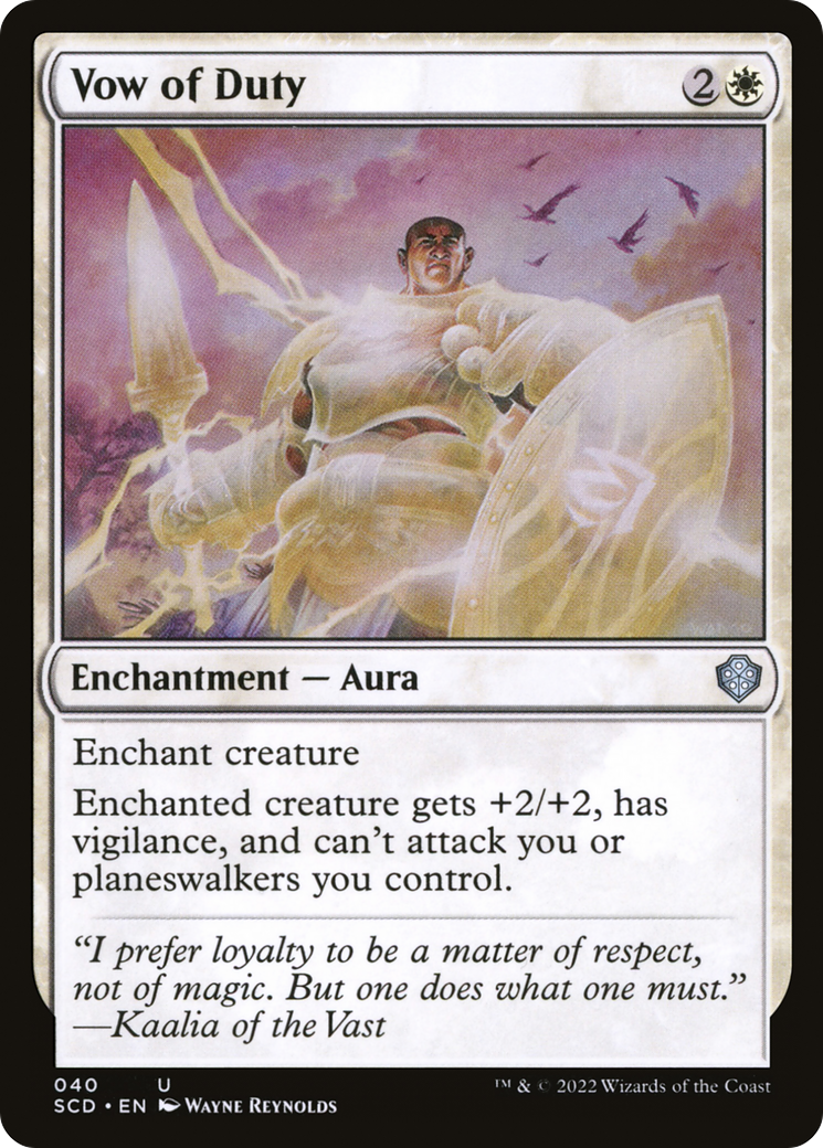 Vow of Duty (SCD-040) - uncommon
