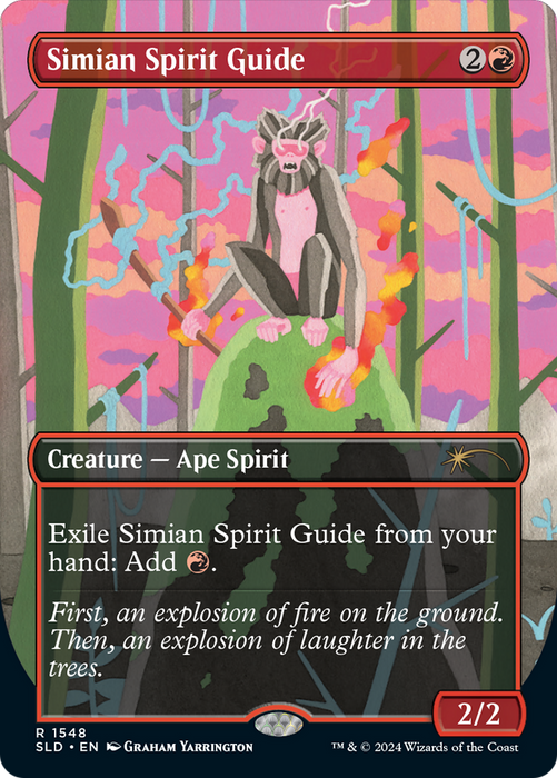 Simian Spirit Guide (SLD-1548) - rare (Borderless)