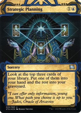 Strategic Planning (STA-20E) - uncommon (Borderless) - Foil