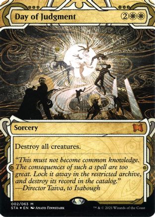 Day of Judgment (Foil Etched) (STA-02E) - mythic (Borderless) - Foil