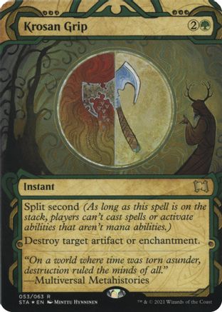 Krosan Grip (STA-53E) - rare (Borderless) - Foil