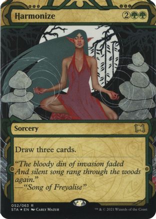 Harmonize (STA-52E) - rare (Borderless) - Foil